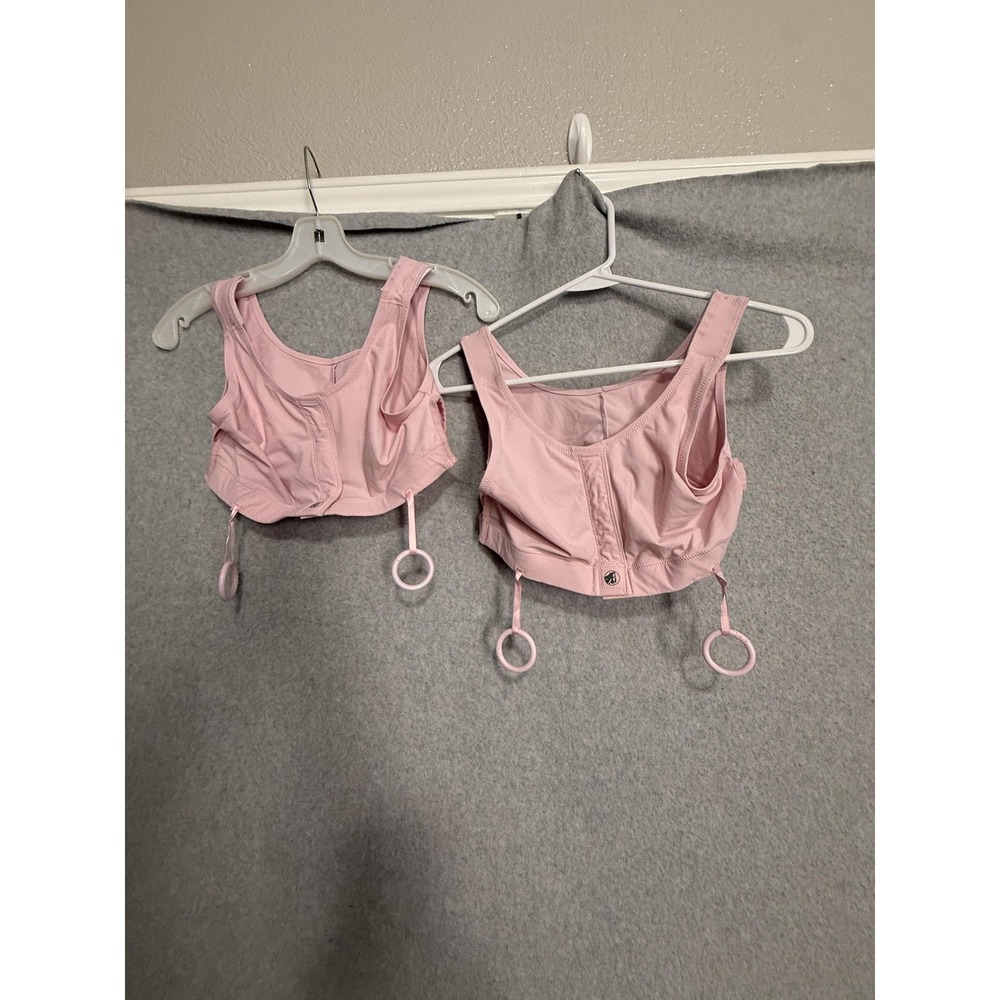 Masthead Bra Womens S Pink Elizabeth Surgical Mastectomy Front Close Lot 2